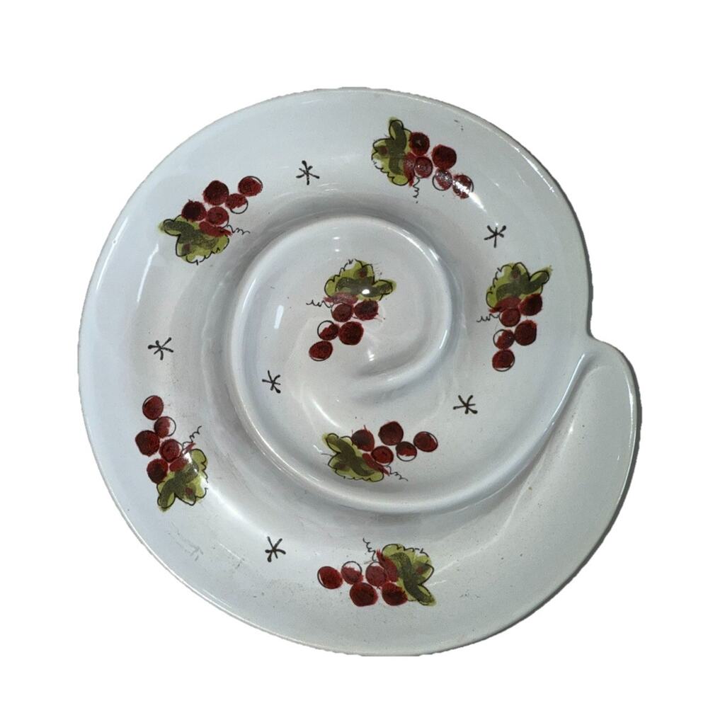 California Pantry Julia Junkin olive appetizers dips 7-in. serving dish 2003